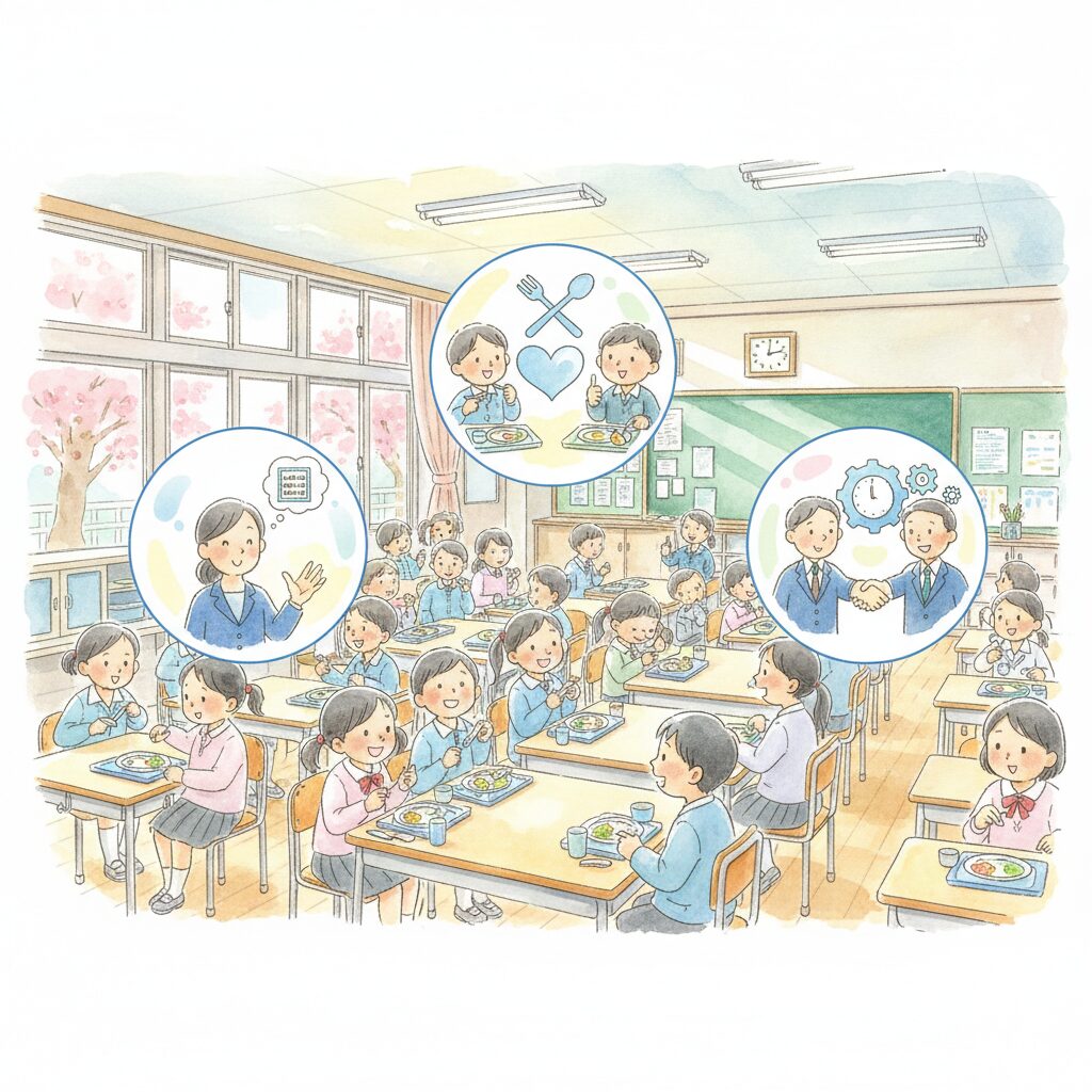 給食費 外部委託の3つのポイント：教育現場への影響を徹底解説