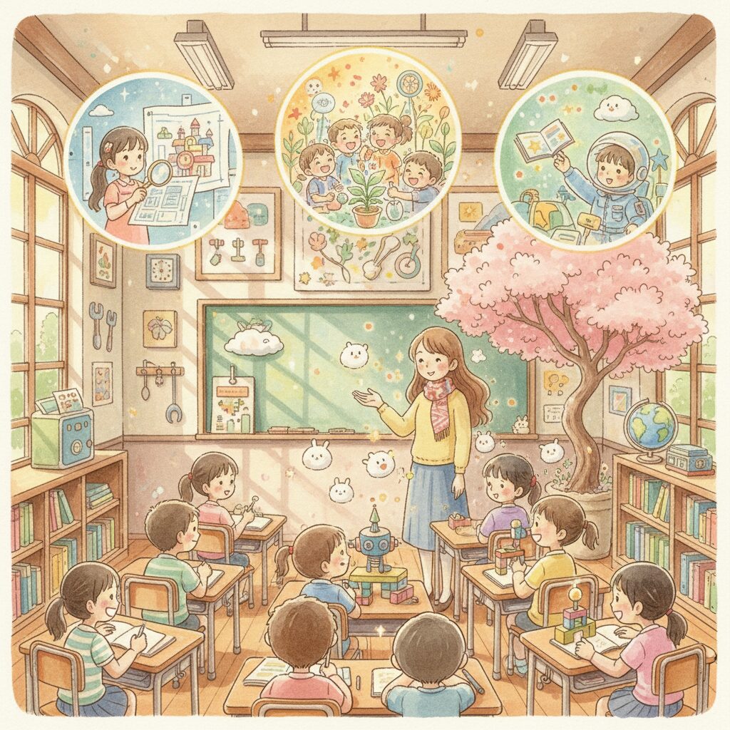 キャリア教育 小学校：3つの視点で学ぶ！未来を拓く仕事の具体例を解説