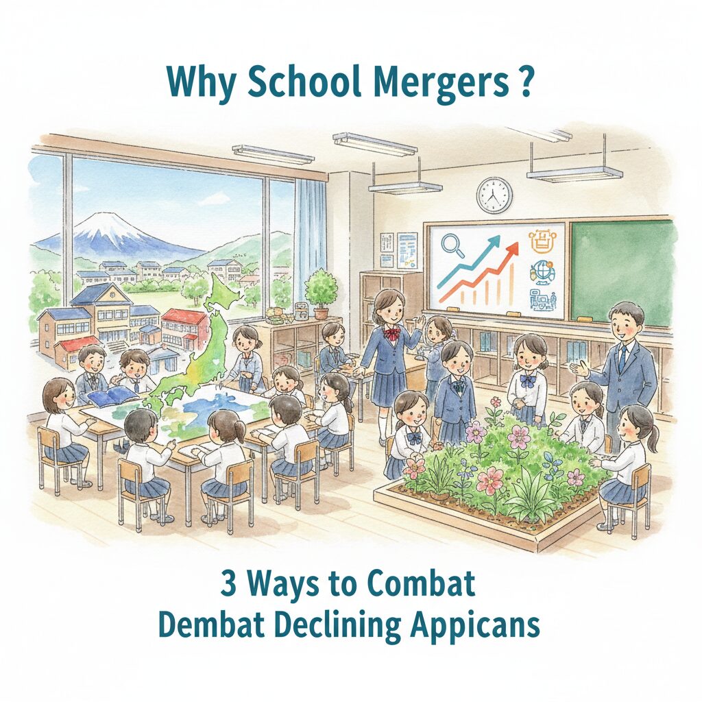 学校統合の「なぜ？」を5分で解説！志願者減への対応法3選