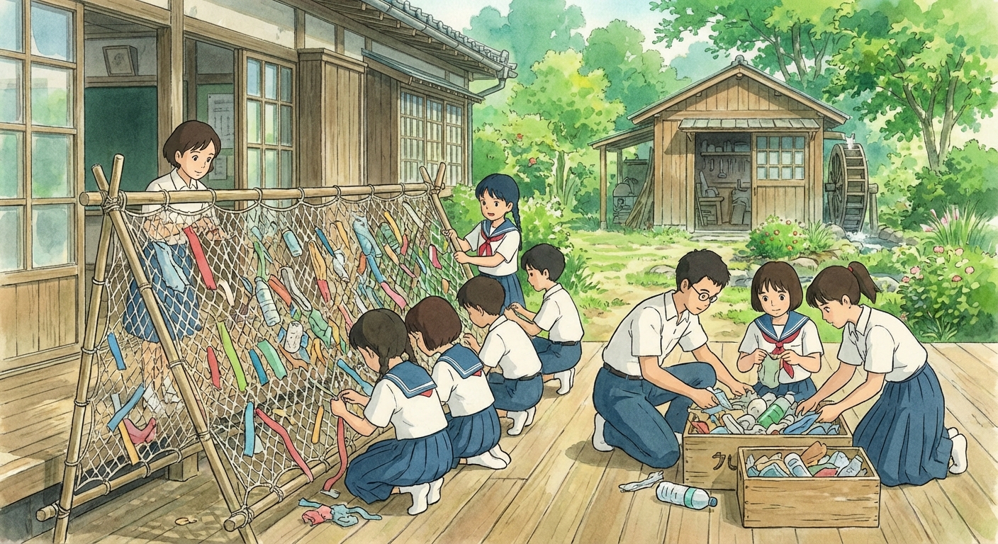 探究学習 漁網リサイクル:未来を創る!資源循環の3ステップを解説