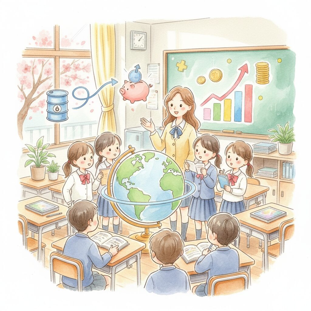 教育費高騰はなぜ?原油高が与える家計への影響を3分で解説